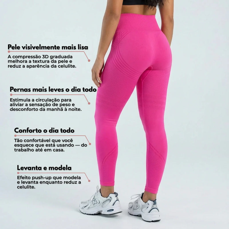 Leggings 3D - Rosa Pink