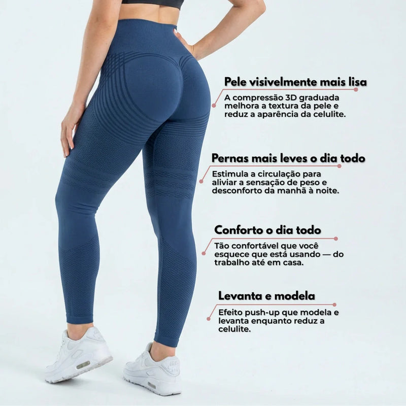 Leggings 3D - Azul Marinho