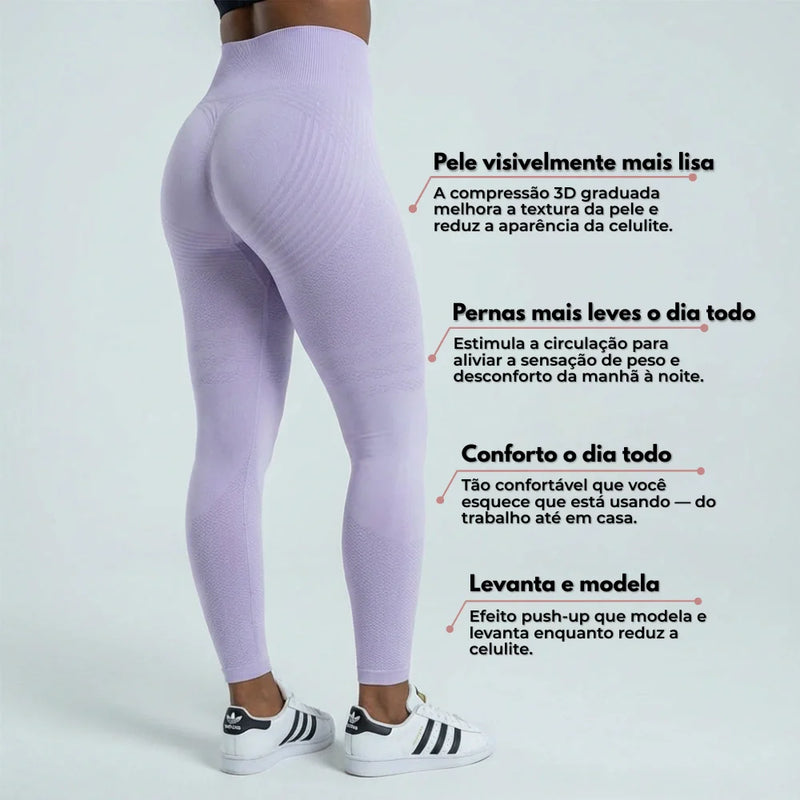 Leggings 3D - Roxo Claro