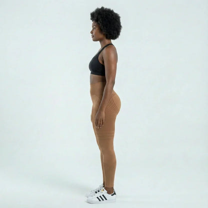 Leggings 3D - Castanho Café